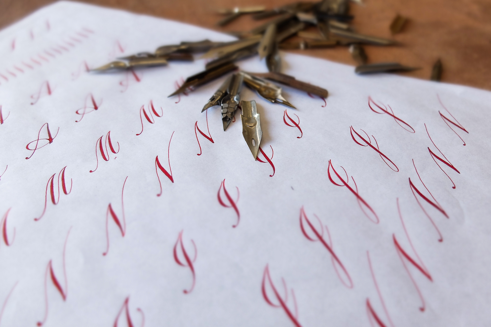 Calligrafia: come scrivere in Corsivo Inglese (o Copperplate) con il pennino